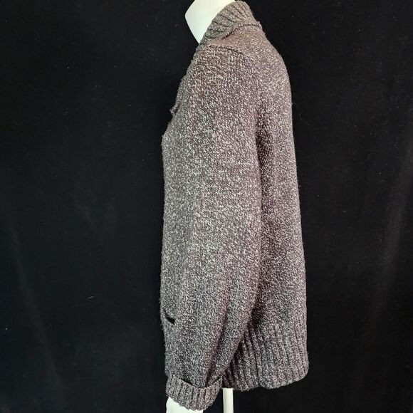 Karen Scott Gray & Black Button Down Cardigan (L) - Picture 3 of 5